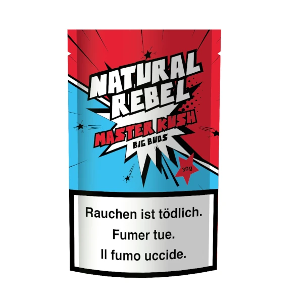 Natural Rebel, Master Kush - Big Buds 30g Natural Rebel, Master Kush - Big Buds 30g