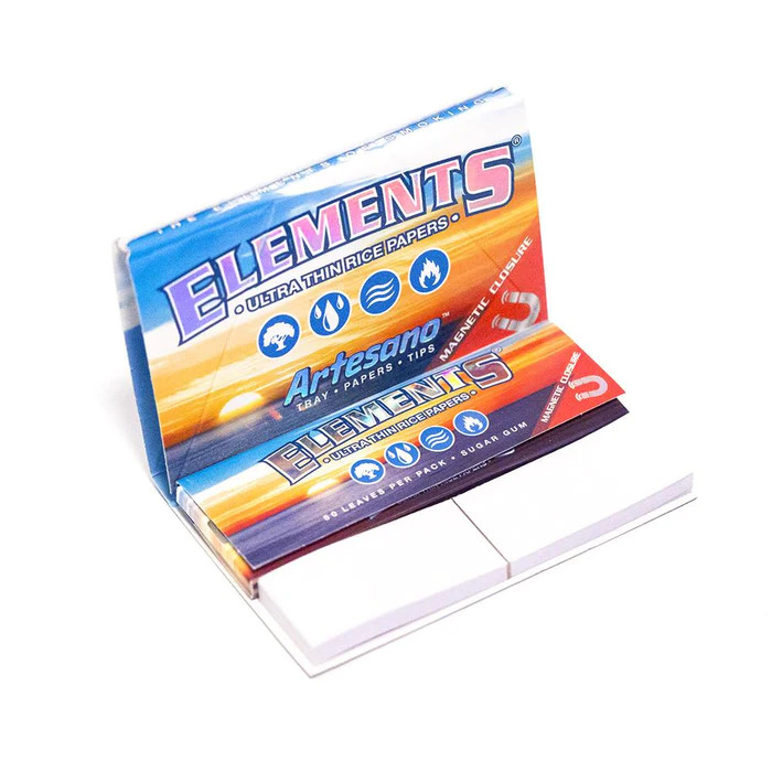 Elements - Artesano Papers + Filter + Tray, King Size Slim Elements - Artesano Papers + Filter + Tray, King Size Slim