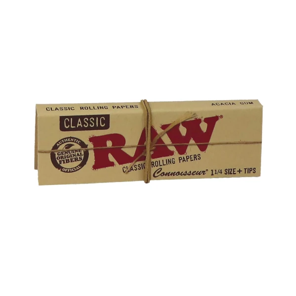Raw - Clasic Connoisseur Papers, King Size Slim (Papers + Tips) Raw - Clasic Connoisseur Papers, King Size Slim (Papers + Tips)