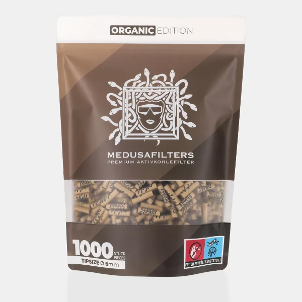 Medusa - Organic hybrid Aktivkohlefilter, 1000 Stk. Medusa - Organic hybrid Aktivkohlefilter, 1000 Stk.