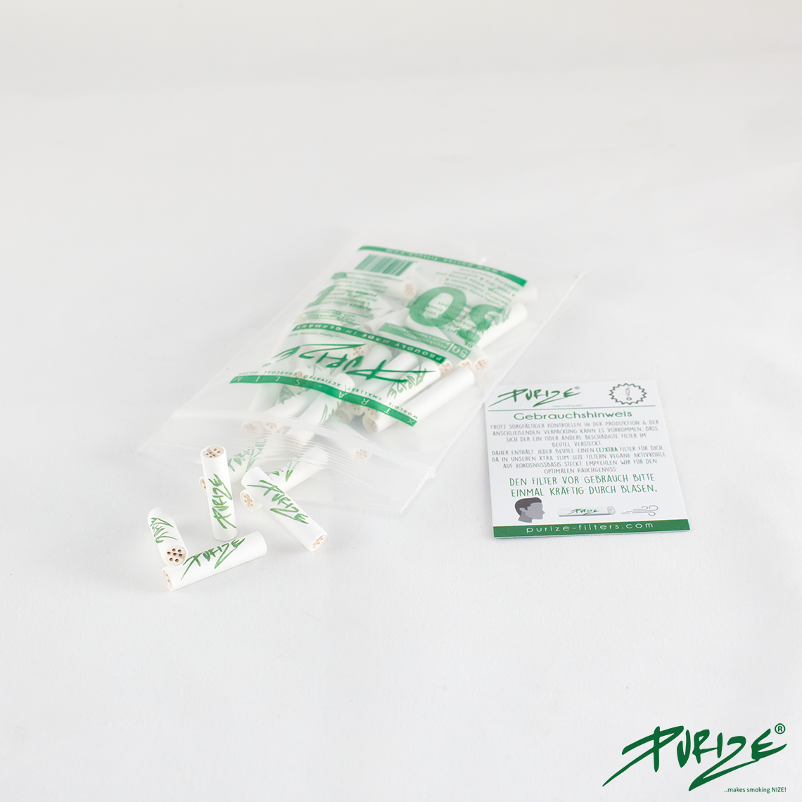 Purize Regular - Aktivkohlefilter, 50 Stk. Purize Regular - Aktivkohlefilter, 50 Stk.