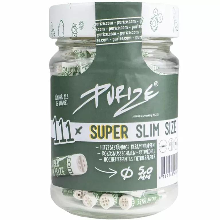Purize Super slim Size - Aktivkohlefilter, 111 Stk.