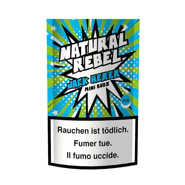 Natural Rebel, Jack Herer - mini Buds 30g Natural Rebel, Jack Herer - mini Buds 30g