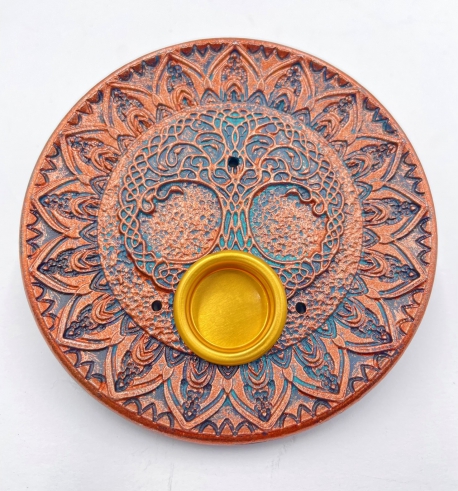 Bronze Räucherstäbchenhalter - Tree of Life Bronze Räucherstäbchenhalter - Tree of Life