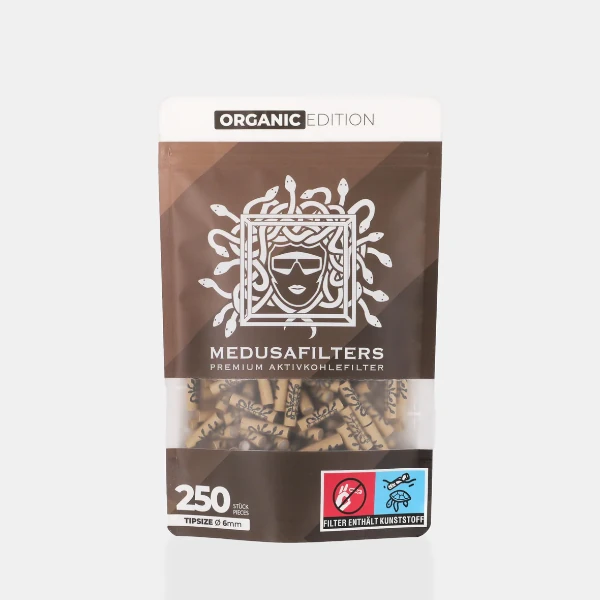 Medusa - Organic hybrid Aktivkohlefilter, 250 Stk. Medusa - Organic hybrid Aktivkohlefilter, 250 Stk.
